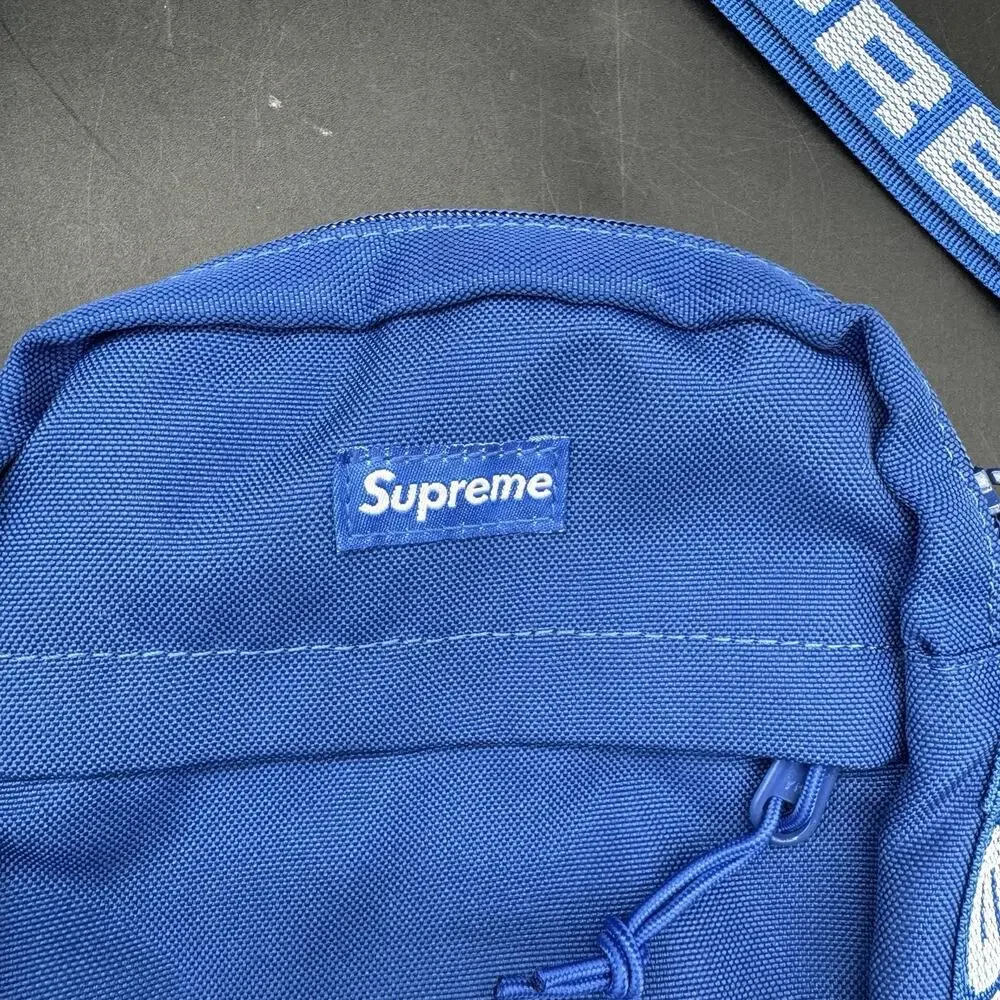 Supreme SS18 Shoulder Bag Royal Blue Spring Summer 2018 Authentic Streetwear